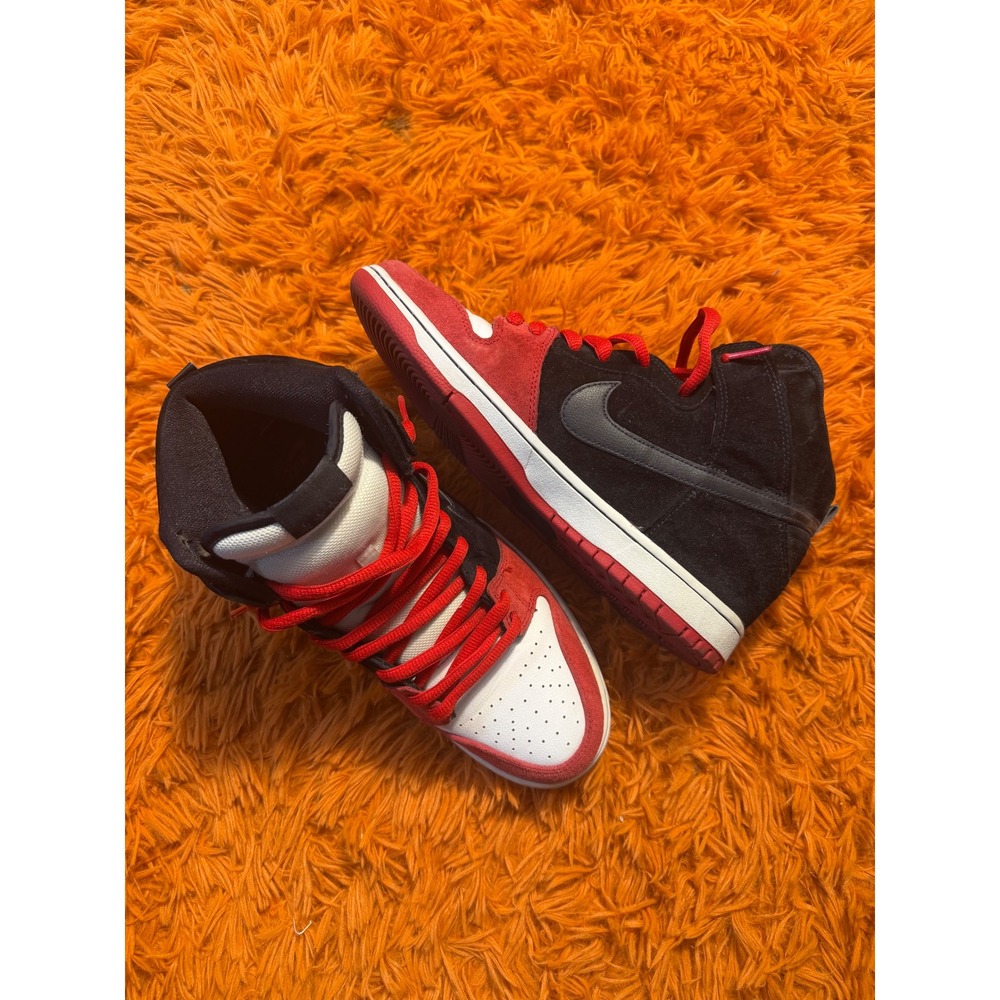 Nike Dunk Mid Pro SB Obsidian Varsity Red 314383-461 Mens 9.5 Sneakers